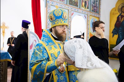 Митрополит Игнатий совершил Великое освящение храма в честь иконы Божией Матери «Спорительница хлебов» с. Кувыка и первую Божественную литургию в новоосвященном храме