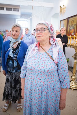 Митрополит Игнатий совершил великое освящение храма Владимирской иконы Божией Матери и Божественную литургию в новоосвященном храме