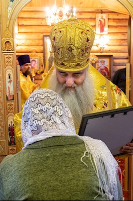 Митрополит Лонгин совершил Великое освящение храма Преображения Господня р.п. Соколовый