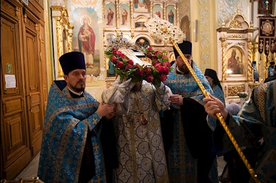 Митрополит Игнатий совершил всенощное бдение в Покровском соборе г. Саратова