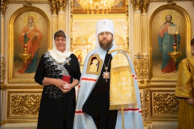Митрополит Игнатий совершил Божественную литургию в Покровском соборе г. Саратова