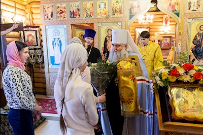 Митрополит Лонгин совершил Великое освящение храма Преображения Господня р.п. Соколовый