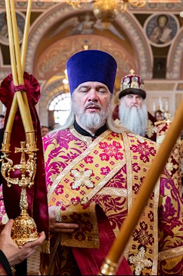Божественная литургия в Свято-Троицком кафедральном соборе г. Саратова