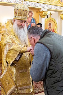 Великое освящение храма Сорока Севастийских мучеников г. Саратова и Божественная литургия в новоосвященном храме