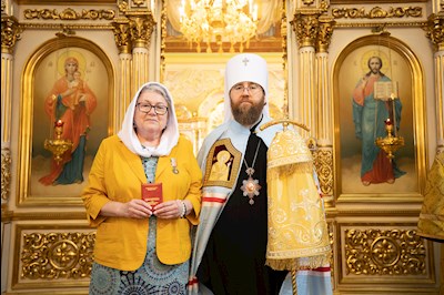 Митрополит Игнатий совершил Божественную литургию в Покровском соборе г. Саратова