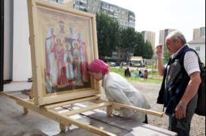 Начало крестного хода в Вавилов Дол