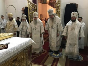 Митрополит Лонгин совершил заупокойную Литургию по почившему Митрополиту Нежинскому и Прилукскому Иринею