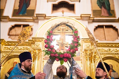 Митрополит Игнатий совершил всенощное бдение в Покровском соборе г. Саратова