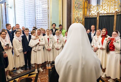 Митрополит Игнатий принял участие в Божественной литургии в Храме Христа Спасителя