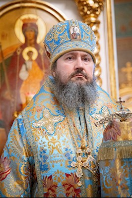 Митрополит Игнатий возглавил соборное архиерейское богослужение в Свято-Троицком кафедральном соборе г. Покровска (Энгельса)