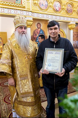 Великое освящение храма Сорока Севастийских мучеников г. Саратова и Божественная литургия в новоосвященном храме