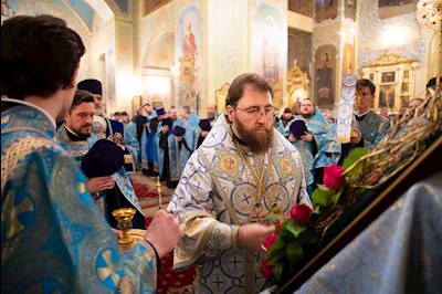Митрополит Игнатий совершил всенощное бдение в Покровском соборе г. Саратова