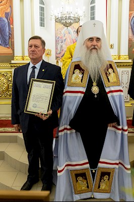 Всенощное бдение в храме святителя Спиридона Тримифунтского г. Саратова