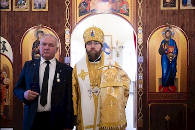 Митрополит Игнатий совершил Великое освящение храма святой блаженной Ксении Петербургской п. Красный Текстильщик и Божественную литургию в новоосвященном храме