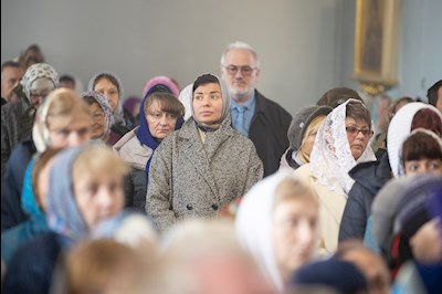Митрополит Игнатий совершил Божественную литургию в Покровском храме г. Петровска