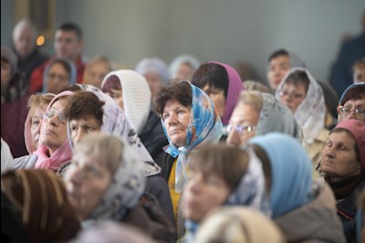 Митрополит Игнатий совершил Божественную литургию в Покровском храме г. Петровска