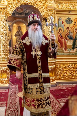Божественная литургия в Свято-Троицком кафедральном соборе г. Саратова