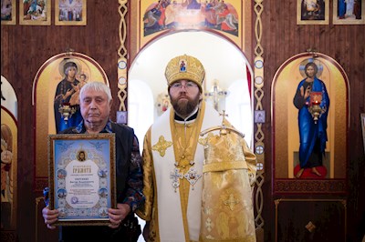 Митрополит Игнатий совершил Великое освящение храма святой блаженной Ксении Петербургской п. Красный Текстильщик и Божественную литургию в новоосвященном храме