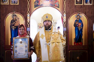 Митрополит Игнатий совершил Великое освящение храма святой блаженной Ксении Петербургской п. Красный Текстильщик и Божественную литургию в новоосвященном храме