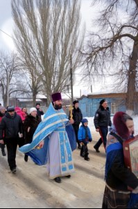 В Аткарске состоялся крестный ход в память о разрушенном в советские годы Сретенском храме