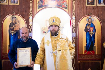 Митрополит Игнатий совершил Великое освящение храма святой блаженной Ксении Петербургской п. Красный Текстильщик и Божественную литургию в новоосвященном храме