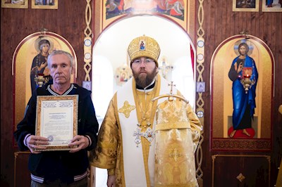 Митрополит Игнатий совершил Великое освящение храма святой блаженной Ксении Петербургской п. Красный Текстильщик и Божественную литургию в новоосвященном храме