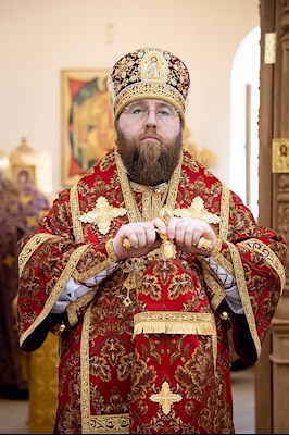 Митрополит Игнатий совершил великое освящение храма святых первоверховных апостолов Петра и Павла с. Куликовка Вольского района и Божественную литургию в новоосвященном храме