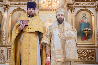 Митрополит Игнатий совершил Божественную литургию в Покровском соборе г. Саратова