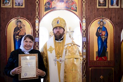 Митрополит Игнатий совершил Великое освящение храма святой блаженной Ксении Петербургской п. Красный Текстильщик и Божественную литургию в новоосвященном храме