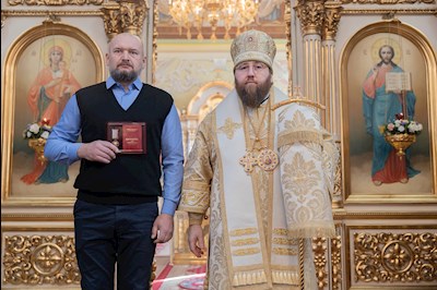 Митрополит Игнатий совершил Божественную литургию в Покровском соборе г. Саратова
