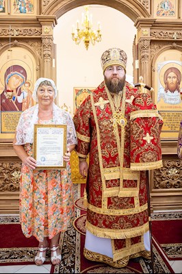 Митрополит Игнатий совершил великое освящение храма святых первоверховных апостолов Петра и Павла с. Куликовка Вольского района и Божественную литургию в новоосвященном храме