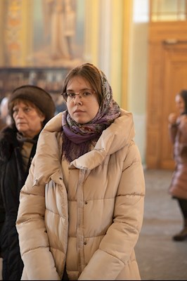 Митрополит Игнатий совершил Великую вечерню в соединении с Литургией святителя Василия Великого и чин Великого освящения воды в Покровском соборе г. Саратова
