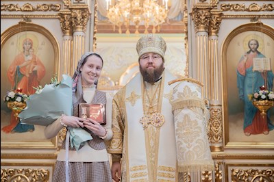 Митрополит Игнатий совершил Божественную литургию в Покровском соборе г. Саратова
