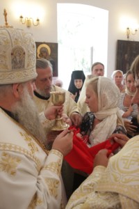Божественная литургия в храме во имя равноапостольной Марии Магдалины города Саратова