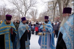 В Аткарске состоялся крестный ход в память о разрушенном в советские годы Сретенском храме