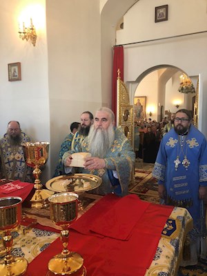 Божественная литургия в Свято-Троицком Скановом женском монастыре (Сердобская епархия)