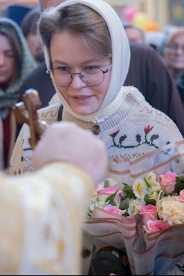 Митрополит Игнатий совершил Божественную литургию в Покровском соборе г. Саратова