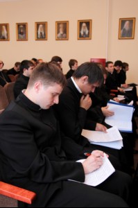 Защита дипломных работ в семинарии