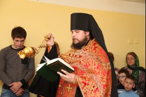 Открытие молельной комнаты в интернате