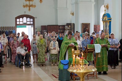Престольный праздник в Свято-Сергиевском женском монастыре