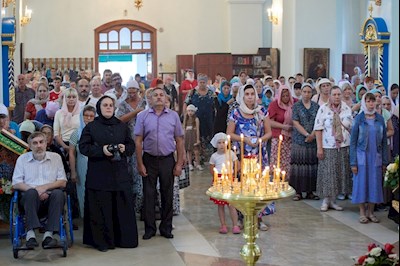 Престольный праздник в Свято-Сергиевском женском монастыре