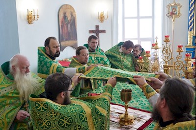 Престольный праздник в Свято-Сергиевском женском монастыре