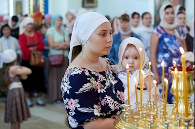 Престольный праздник в Свято-Сергиевском женском монастыре