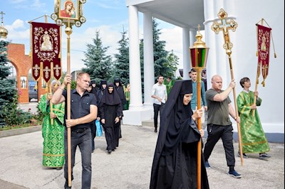 Престольный праздник в Свято-Сергиевском женском монастыре