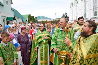 Престольный праздник в Свято-Сергиевском женском монастыре