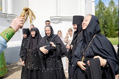 Престольный праздник в Свято-Сергиевском женском монастыре