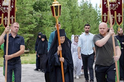 Престольный праздник в Свято-Сергиевском женском монастыре