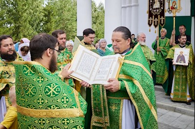 Престольный праздник в Свято-Сергиевском женском монастыре