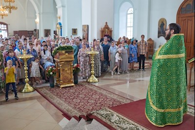 Престольный праздник в Свято-Сергиевском женском монастыре