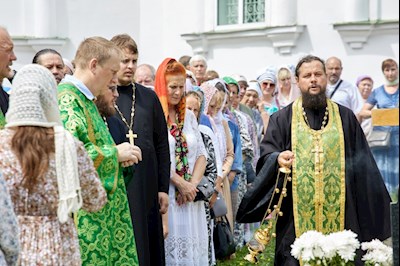 Престольный праздник в Свято-Сергиевском женском монастыре